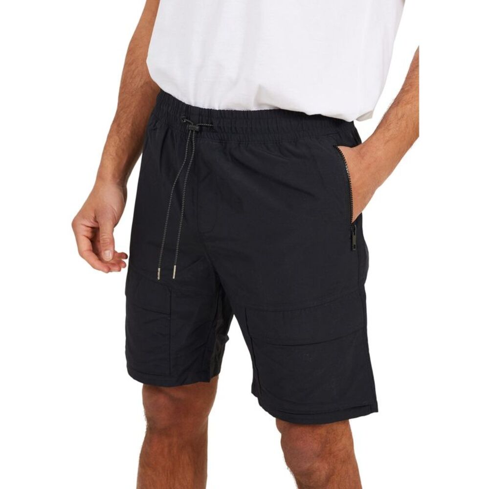 Brave Soul Mens Utility Shorts / Black